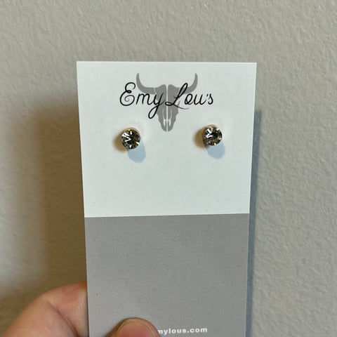 Simply Southern Basic Gold Diamond Studs