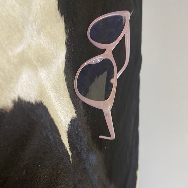 Blue Light Pink Cat Eye Sunglasses
