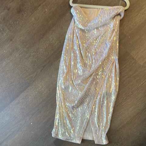 Pink Sequins New Years Dress