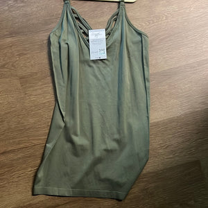 Forest Green Criss Cross Tank