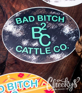 BBCC Cow Print Decal