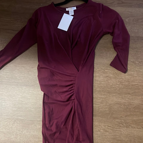 Maroon Elegant Dress