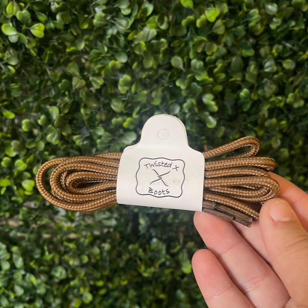 Twisted X Boot Laces- Brown