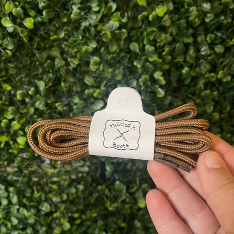 Twisted X Boot Laces- Brown