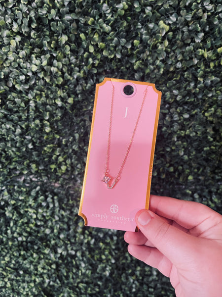 Simply Southern Initial Jewel Necklaces