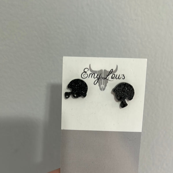 Football Helmet Stud- Dixie Bliss- Single Pck