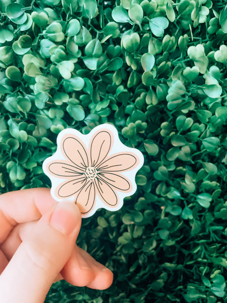 Boho Flower Sticker