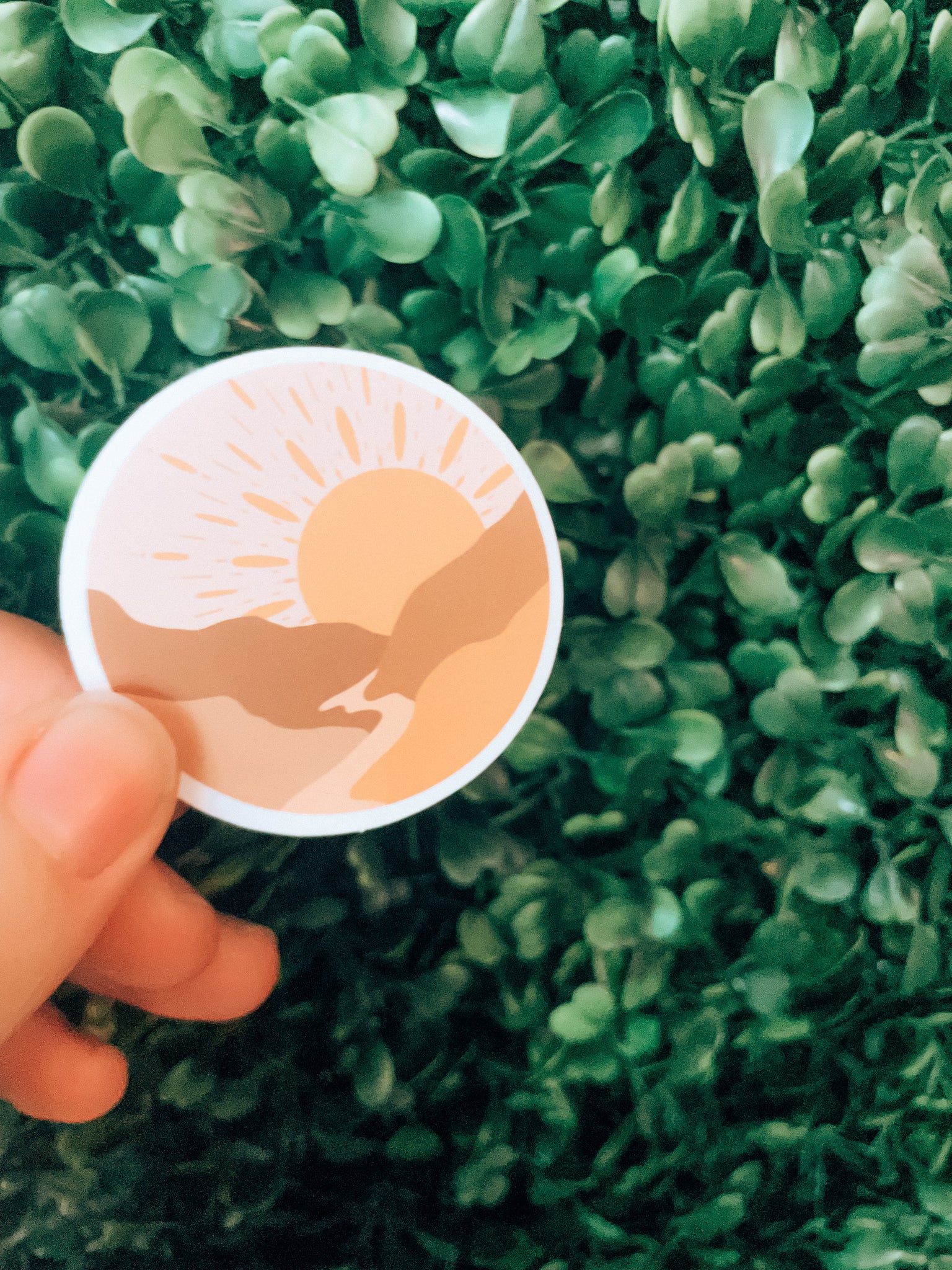 Boho Sunset Sticker