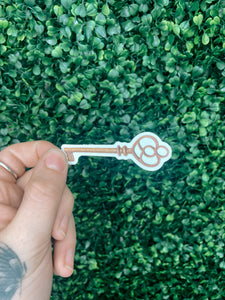 Cottagecore Key Sticker