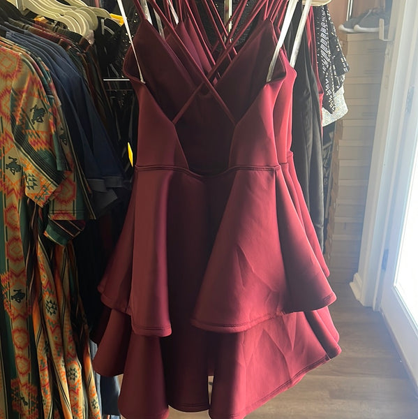 Burgundy Formal Dress
