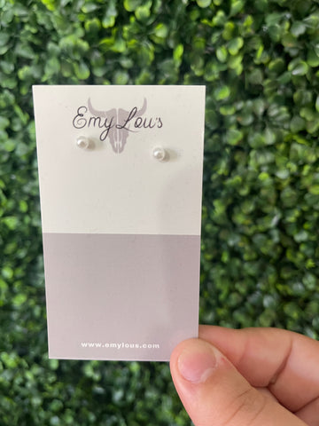 Mini Pearl Studs