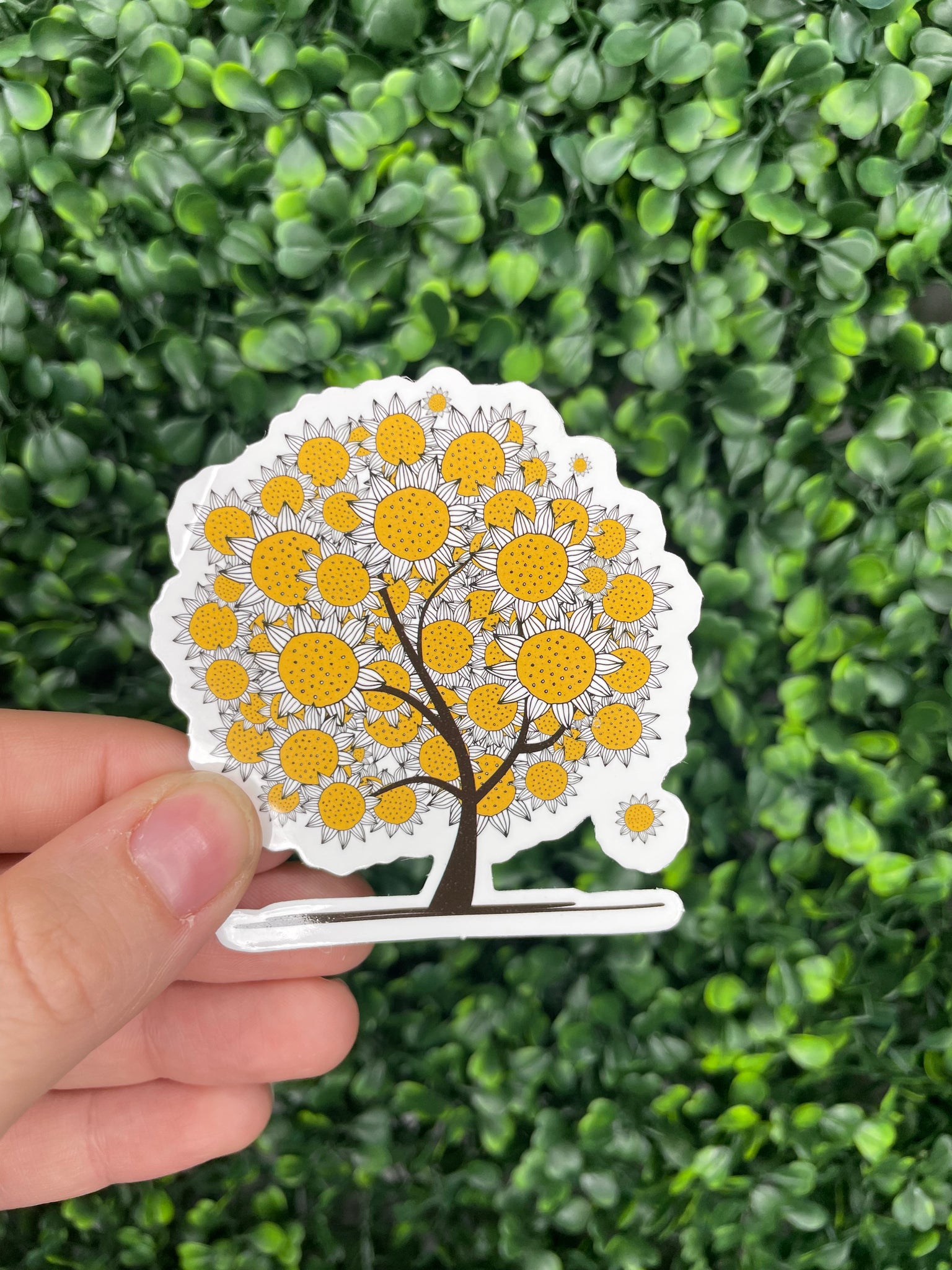 Daisy Tree Sticker