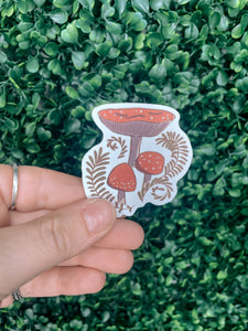 Cottagecore Mushroom Sticker