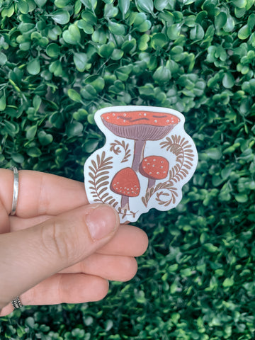 Cottagecore Mushroom Sticker