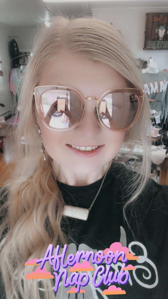 Oversized Rose Sunglasses