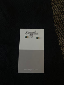 Emerald Circle Studs
