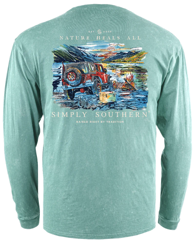 Simply Southern Long Sleeve Mountain Brook Tee