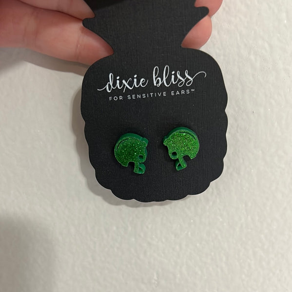 Football Helmet Stud- Dixie Bliss- Single Pck