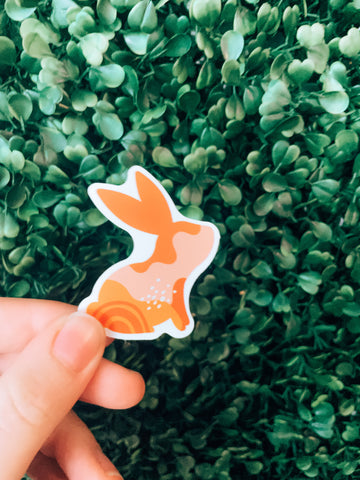 Boho Bunny Sticker