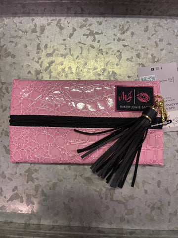 Makeup Junkie Mini Bag- Pink