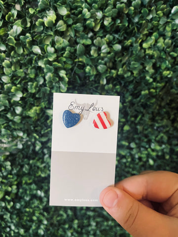 USA Clay Studs
