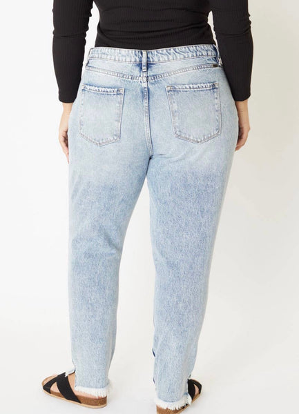 Kancan Juliet Ultra High Rise Mom Jeans (Plus Size)