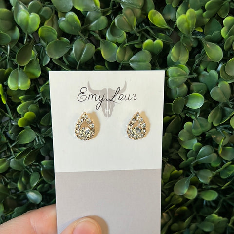 Simply Southern Tear Drop Diamond Stud