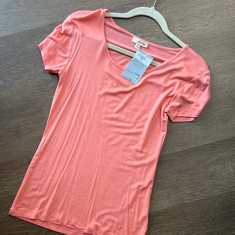 Neon Pink Basic Tee